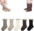 Toddler Girl Ruffle Socks Baby Girls Knee High Socks by WATOCHE