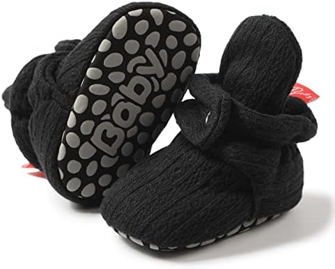 HsdsBebe Unisex Newborn Baby Cotton Booties Non-Slip Sole by HsdsBebe