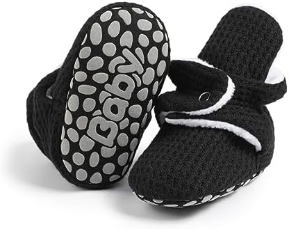 HsdsBebe Unisex Newborn Baby Cotton Booties Non-Slip Sole by HsdsBebe