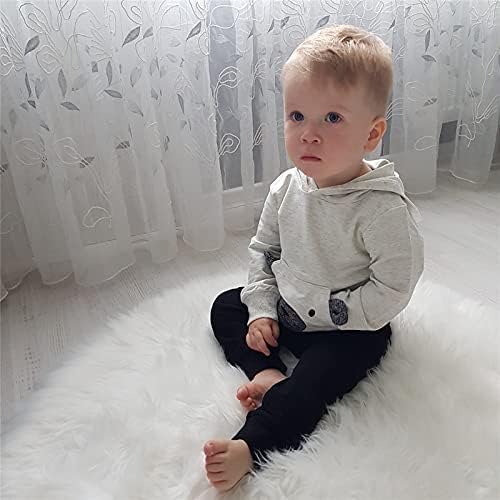 KuKitty Toddler Infant Baby Boy Clothes Animal Style Long Sleeve Hoodie Tops - Image 4