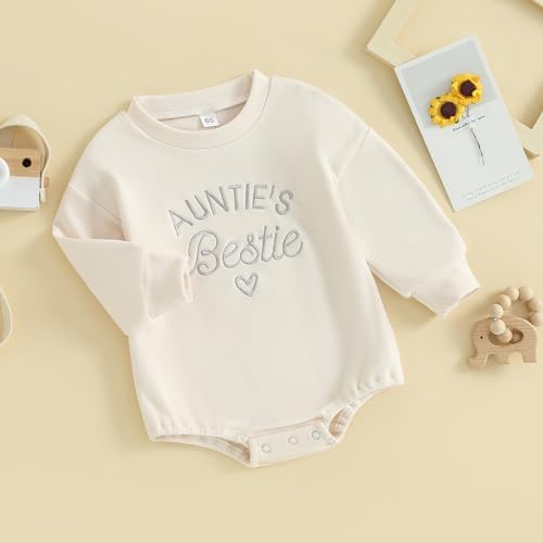 VISGOGO Newborn Infant Baby Boy Oversized Romper Sweater Bodysuits Coming Home - Image 3