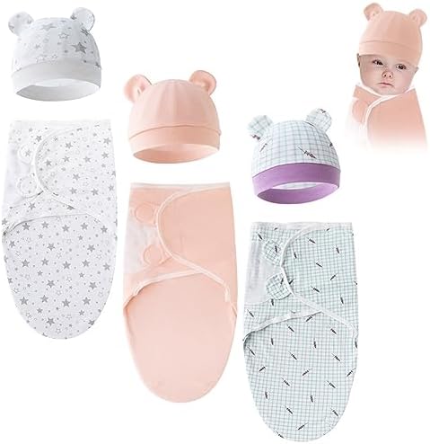 3 Sets Baby Swaddle Sleep Sack by EUBUY