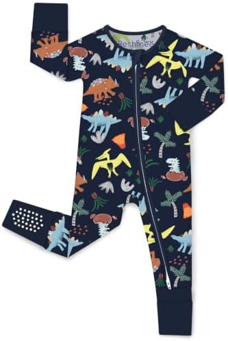 babee Reshinee Bamboo Viscose Baby Footie Pajama, Zipper Sleeper Boys Girls by babeeReshinee