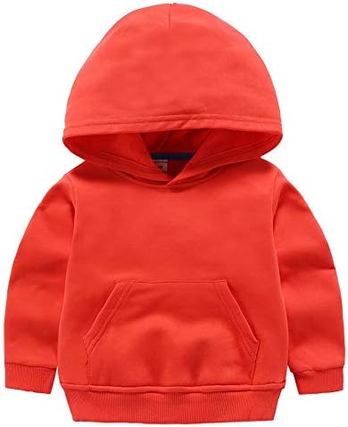 Ding-dong Baby Toddler Kid Boy Girl Solid Casual Pocket Hoodie Sweatershirt by Unknown
