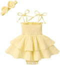YOUNGER TREE Baby Girl Clothes Infant Summer Romper Dress Sleeveless Bodysuit by YOUNGERTREE