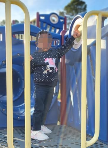 Baby Girl Zip-up Jacket Rainbow Unicorn Cotton Hoodie Sweatshirt Toddler Fall - Image 3