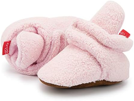 HsdsBebe Unisex Newborn Baby Cotton Booties Non-Slip Sole - Image 3