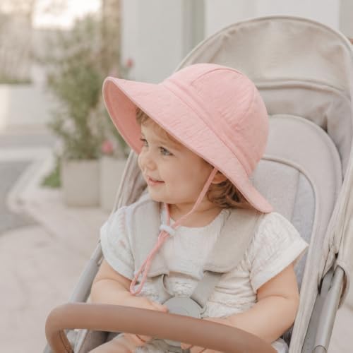 Baby Girl Sun Hat Infant Summer Beach Hat Toddler Bucket Hat UPF 50+ - Image 5
