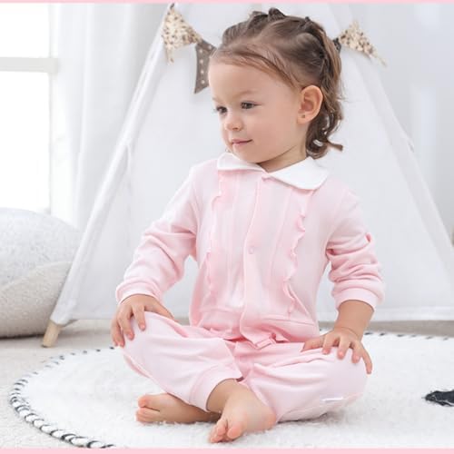 Infant Baby Girl Long Sleeve Romper Cotton Cute Style Newborn Toddler Jumpsuit - Image 4