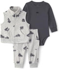 Carter's Baby Boys' 3-piece Bodysuit Pant Sets by Carters