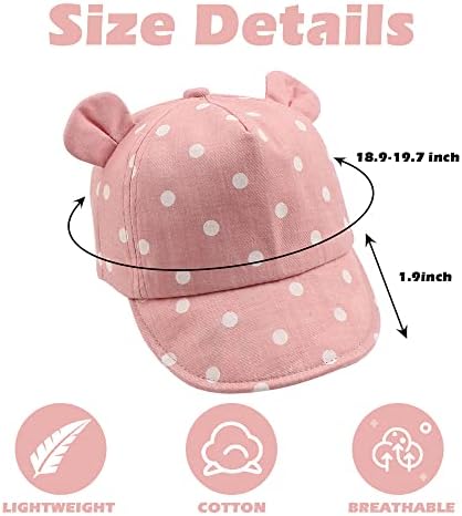 JANGANNSA Baby Duck Cap Infant Kids Sun Hat Bear Cute Cartoon Caps Spring Summer - Image 6
