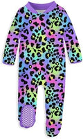 uideazone Baby Girls Footed Pajamas, Zip Sleeper by uideazone