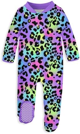 uideazone Baby Girls Footed Pajamas, Zip Sleeper by uideazone
