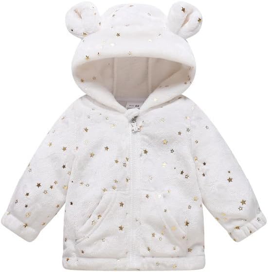 Baby Girl Winter Fleece Coat Toddler Boy Warm Jacket Infant Sweater Outwear by MOKITONI