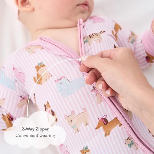 pureborn Baby Sleeper Viscose from Bamboo Zipper Footies Pjs 0-24 Months | - Image 4