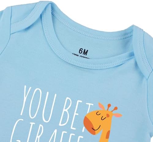 listery Funny Baby Clothes Boy Cute Giraffe Baby Funny Newborn - Image 4