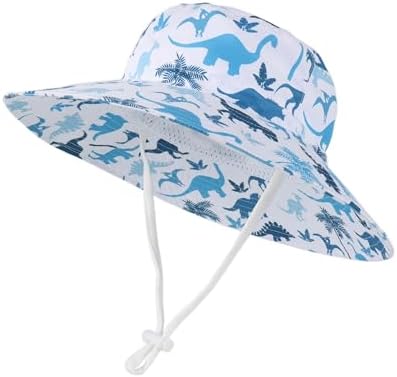 LANGZHEN Sun Protection Hat for Kids Toddler Boys Girls Wide Brim Summer by LANGZHEN