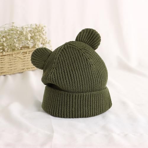 Hadetoto Cotton Baby Beanie Winter Knitted Hat - Image 5