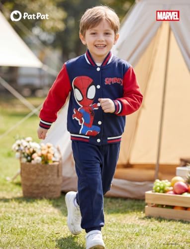 Disney Bomber Jacket Spider Man Marvel Toy Story Cars Varsity Cardigan2-13Y - Image 3