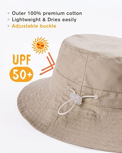 Baby Sun Hat for Boy Girl Toddler Summer Bucket Hat Kids Sun Protection Beach - Image 2