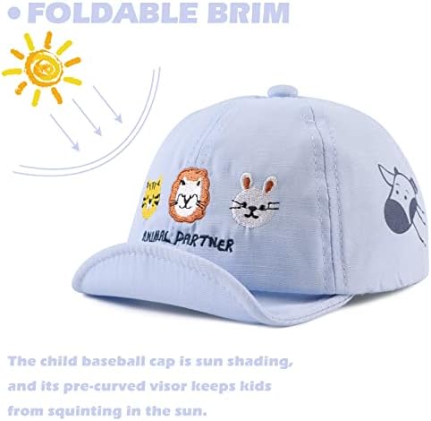 JANGANNSA Baby Duck Cap Infant Kids Sun Hat Bear Cute Cartoon Caps Spring Summer - Image 3