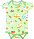 Kids Rayon of Bamboo Pajamas Set Short Sleeve Button Shorts Ages 0-24 by GUISBY