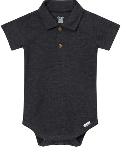 Gerber Baby Boys' Short Sleeve Polo Bodysuit by Gerber