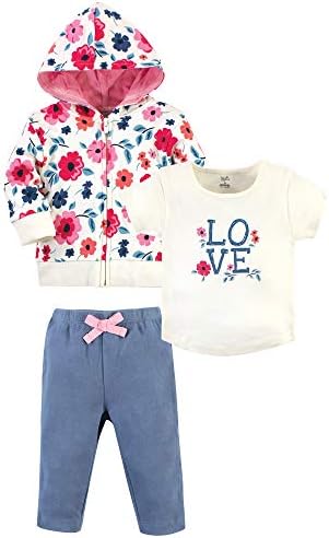 Touched by Nature Baby Organic Cotton Hoodie, Bodysuit Or Tee Top, and Pant by TouchedbyNature