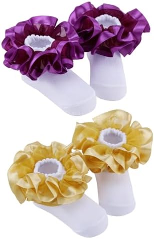 PrinceSasa Little Baby Girl Princess Lace Ruffles Socks Set by PrinceSasa