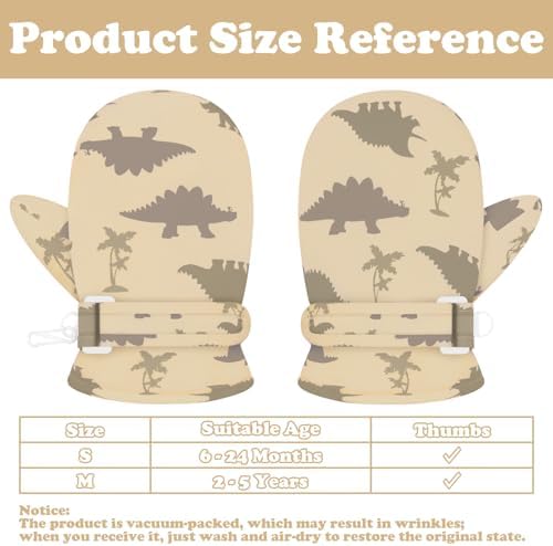 Sarfel Toddler Mittens Waterproof Toddler Gloves Baby Winter Mittens Toddler - Image 6