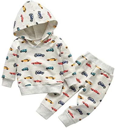 KuKitty Toddler Infant Baby Boy Clothes Animal Style Long Sleeve Hoodie Tops - Image 2