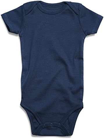 ROMPERINBOX Unisex Baby Onsies Solid Baby Bodysuit Romper Blank by RomperinBox