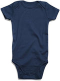 ROMPERINBOX Unisex Baby Onsies Solid Baby Bodysuit Romper Blank by RomperinBox
