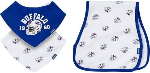 Gerber Baby Nfl Team Bandana Bibs and Burp Cloth Set by Gerber