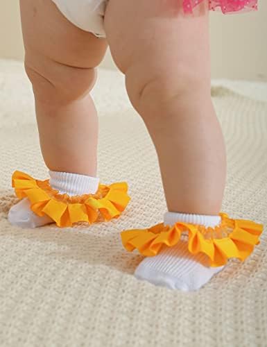 PrinceSasa Little Baby Girl Princess Lace Ruffles Socks Set - Image 3