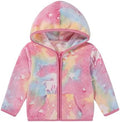 Toddler Baby Girl Fleece Jackets Fall Clothes Hooded Zip Fuzzy Coats by Adarl