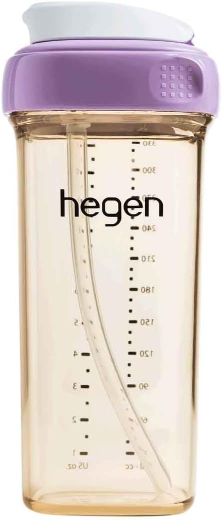 hegen PCTO™ 330ml/11oz Straw Cup PPSU Purple (9 months and above)