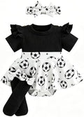 Giraropa Newborn Baby Girl Clothes Smocked Bubble Romper Dress + Socks + by Giraropa