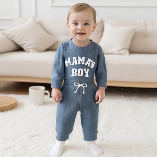 Giraropa Newborn Baby Boy Clothes Rib Knit Romper Jumpsuit Solid Sweater - Image 4