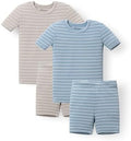 AVAUMA Stripe Pattern Baby Boys Girls Pajama Set Kids Toddler Snug fit Ribbed by AVAUMA