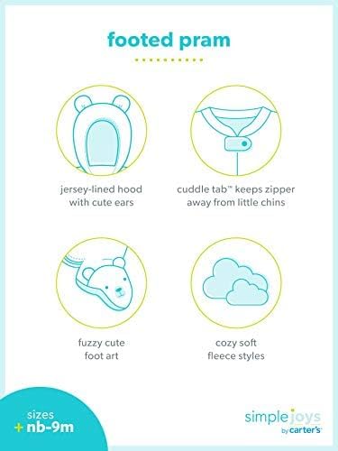 Simple Joys Kid's Pram Ivory Bear Outerwear - Image 4