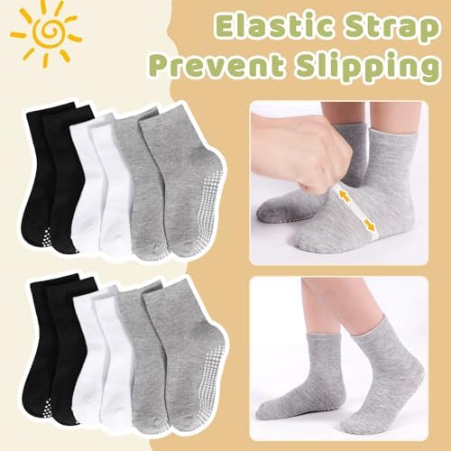 HYCLES Non-Slip Toddler Socks, Girl Grip Socks - Image 3