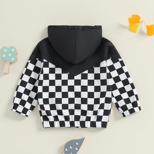 MERSARIPHY Toddler Boy Hoodies Jacket Baby Boy Lightweight Zip Up Coat - Image 4