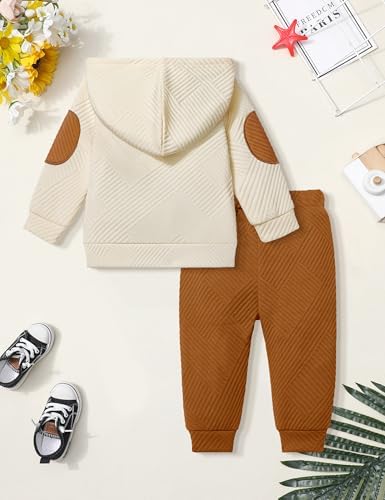 Oranchids Toddler Baby Boy Clothes Long Sleeve Hoodie Sweatshirt Tops and Pants - Image 6