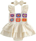 Newborn Baby Girls Summer Clothes Ruffle Sleeveless Pleated Smocked Bubble by Ursobutegl