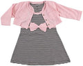 Hudson Baby Infant and Toddler Girls Cotton Dress and Cardigan Set by HudsonBaby