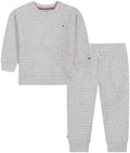 Tommy Hilfiger Baby Boys' 2-piece Fleece Set, Sweatshirt and Jogger Sweatpant by TommyHilfiger