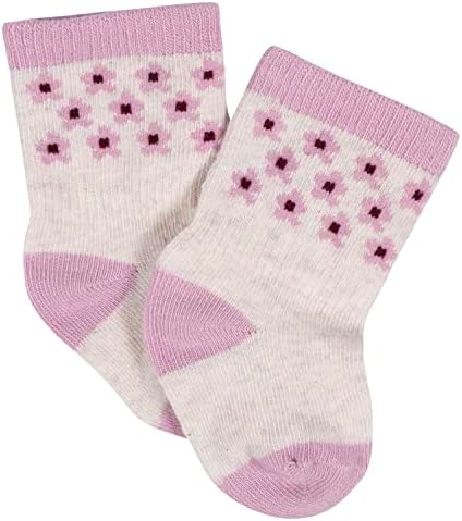 Gerber baby-girls 8-pair Wiggle Proof SockCasual Sock - Image 4