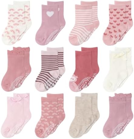 The Peanutshell Organic Baby Girl Socks 0-24 Months Set of 12 by ThePeanutshell