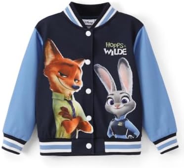 Disney Bomber Jacket Spider Man Marvel Toy Story Cars Varsity Cardigan2-13Y by Disney